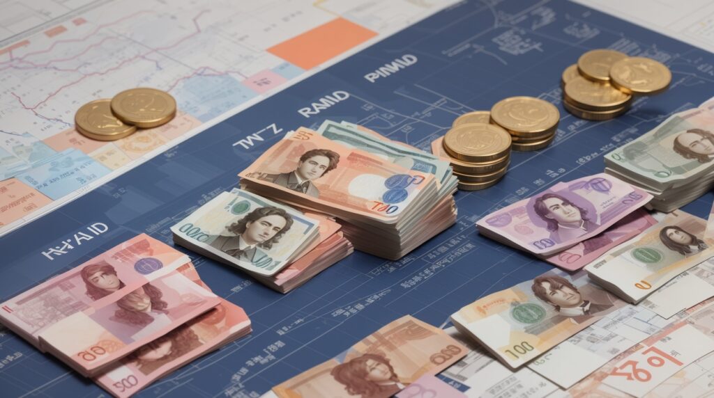 主要通貨の情報: ランド、ポンド、トルコリラの分析